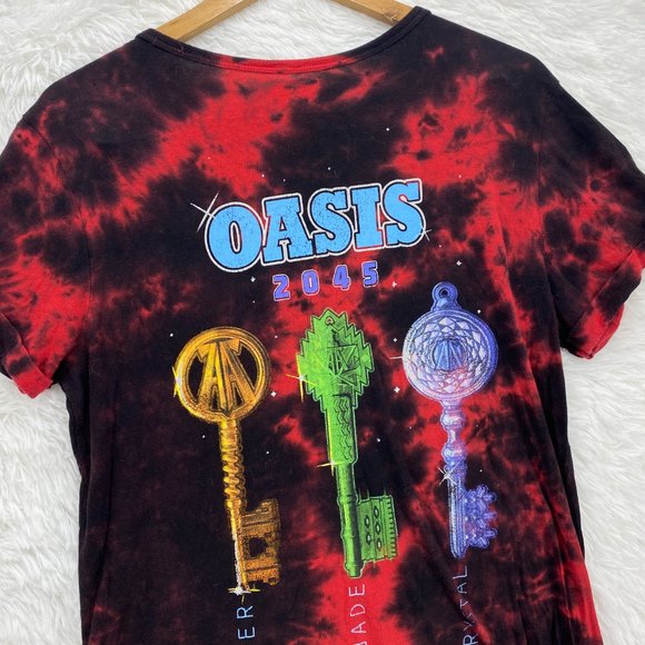 Ready Player One Women's Tie Dye Gunters T Shirt Sleep Wear Dress Size Large - Picture 7 of 9